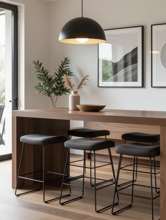 modern bar height dining elegance