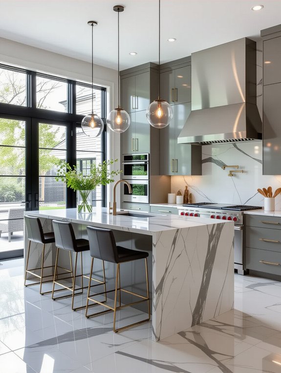 modern elegance in kitchens