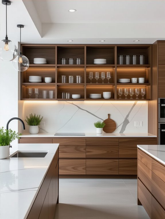 modern minimalist kitchen storage