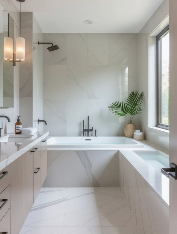 monochromatic bathroom design tips