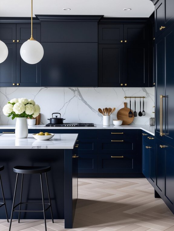 monochromatic kitchen design elegance