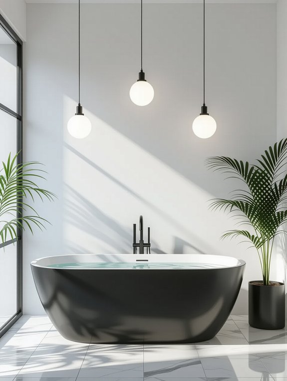 monochrome bathroom design tips