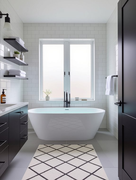 monochrome bathroom elegance tips