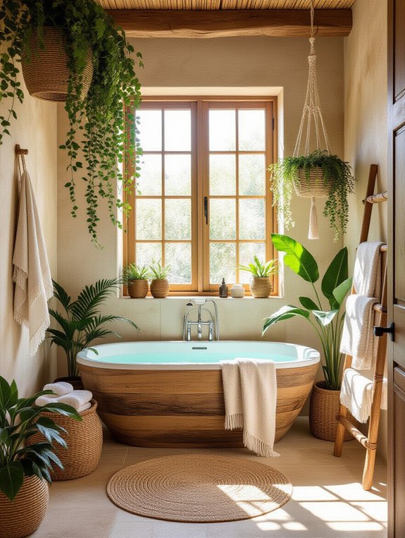 natural materials create serenity