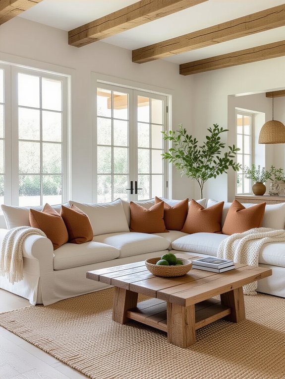 natural materials enhance warmth