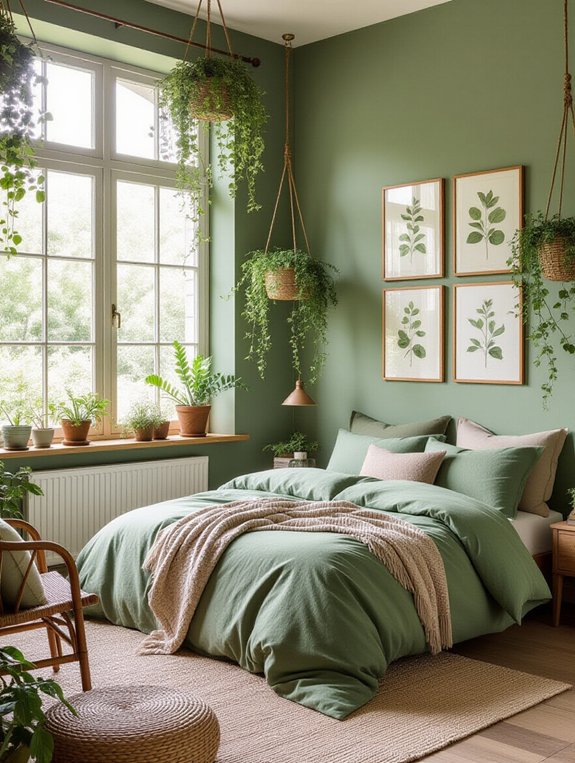 nature inspired bedroom elements