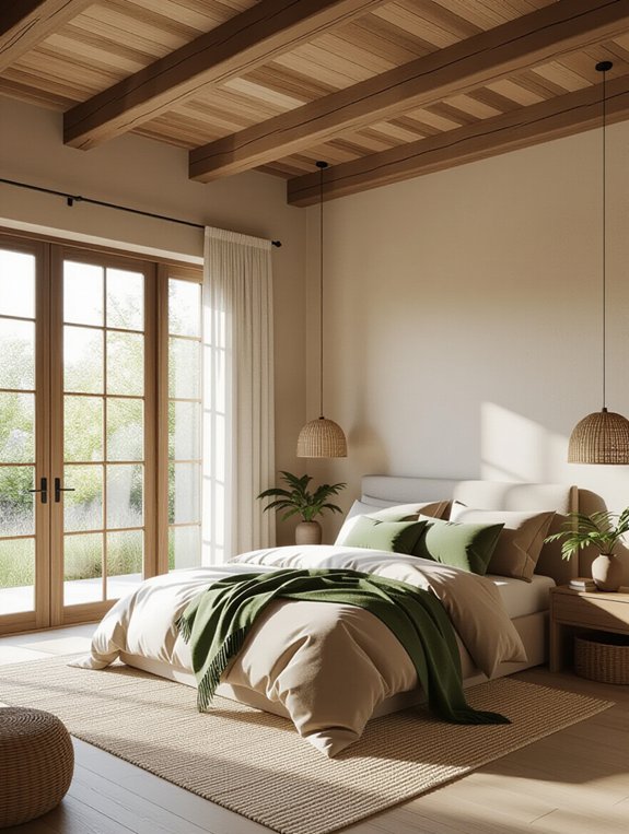 nature inspired bedroom sanctuary