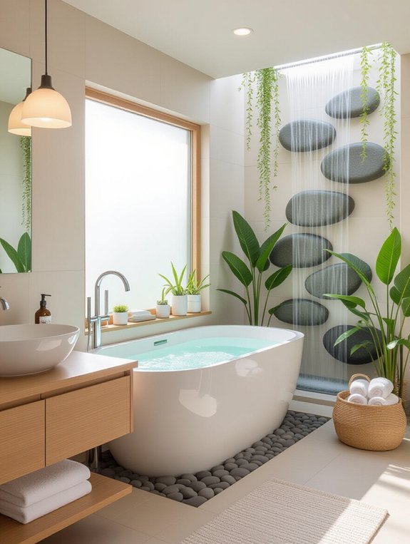 nature inspired calming retreat
