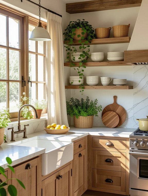 nature inspired kitchen elements