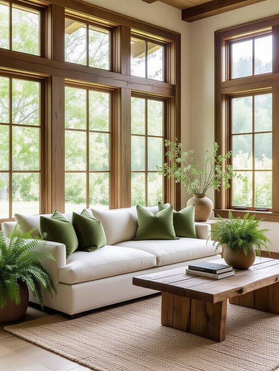 nature inspired living room elegance