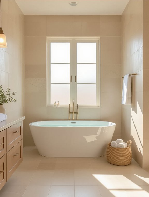 neutral tile aesthetic choices