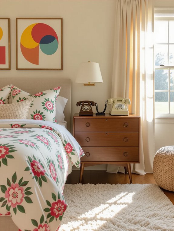 nostalgic charm bold colors