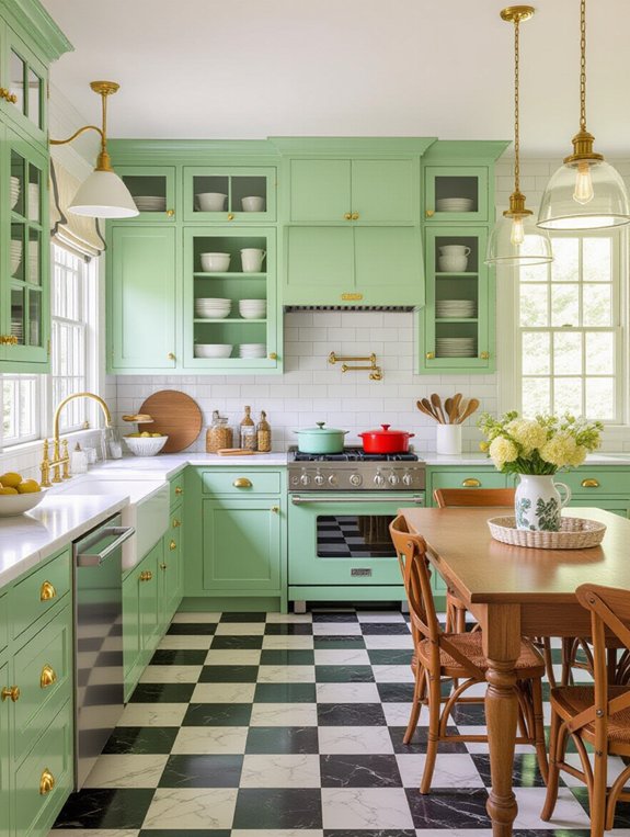 nostalgic chic kitchen design