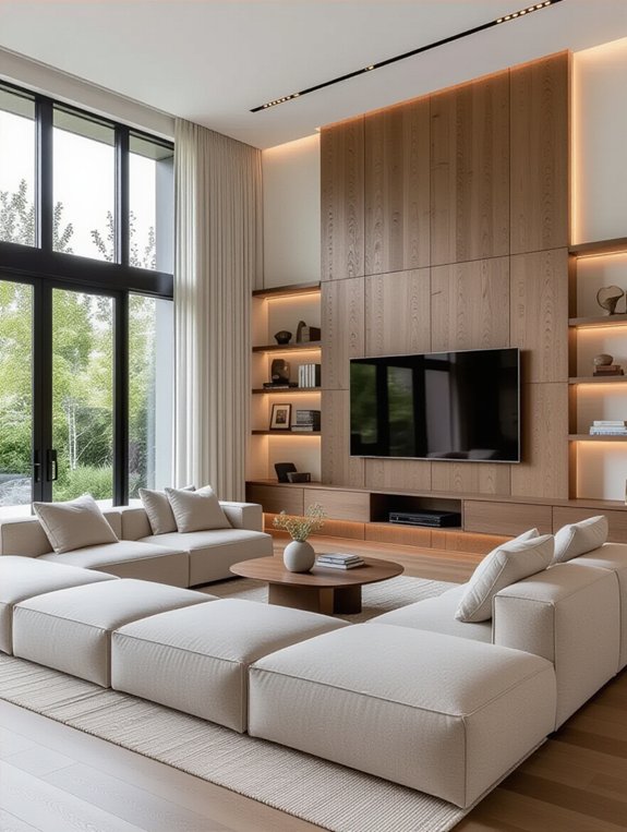 open concept living design