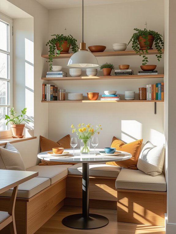 optimize small dining nook