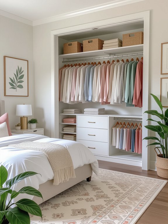 organize your closet efficiently