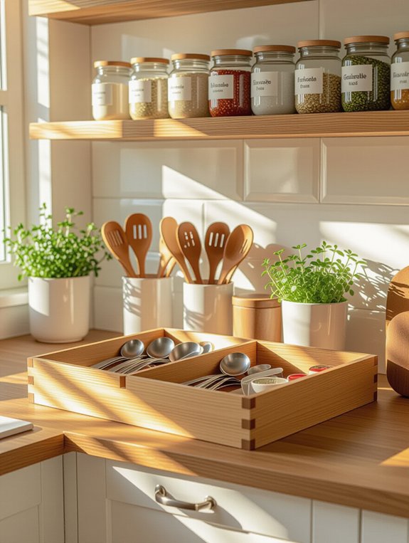 organized drawers enhance efficiency