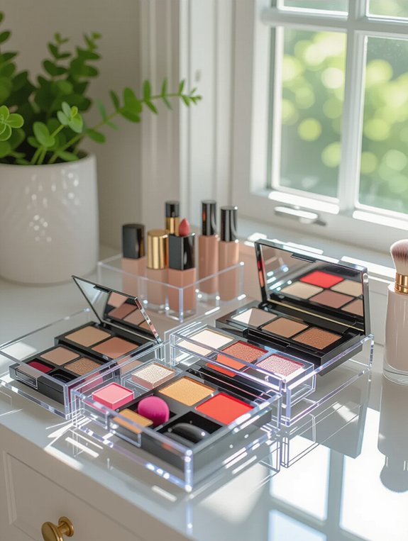 organized makeup drawer essentials