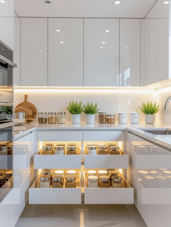 organized small kitchen solutions