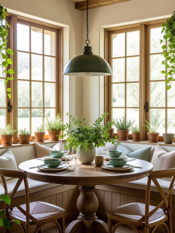 outdoor inspired dining decor ideas