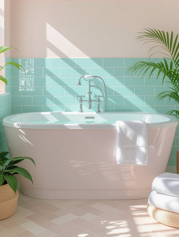 pastel tiles for serenity