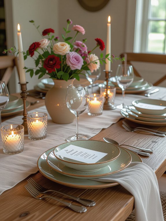 personalized dining table decor