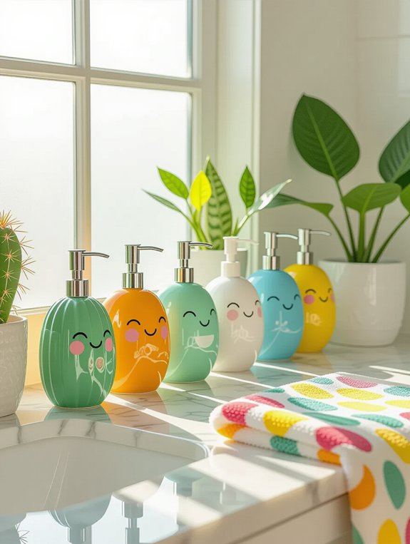 playful bathroom soap dispensers