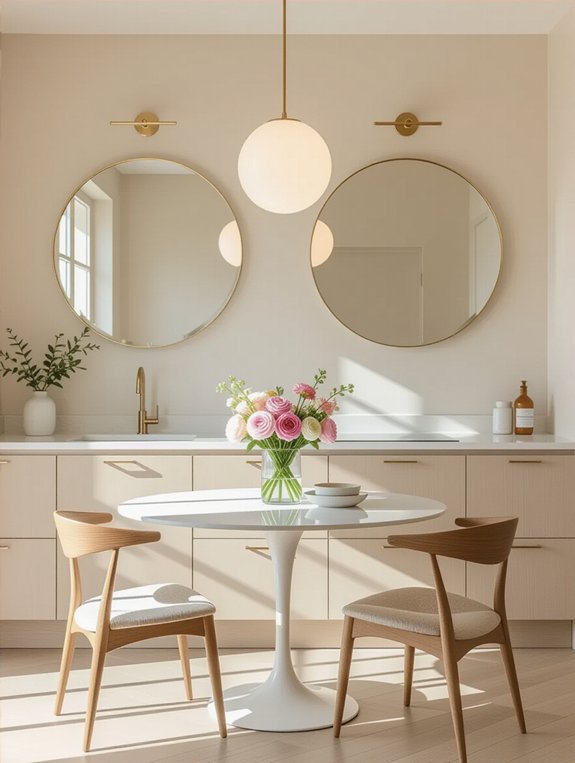 reflective mirrors enhance space