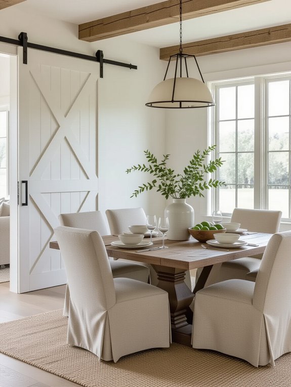 rustic barn doors installation