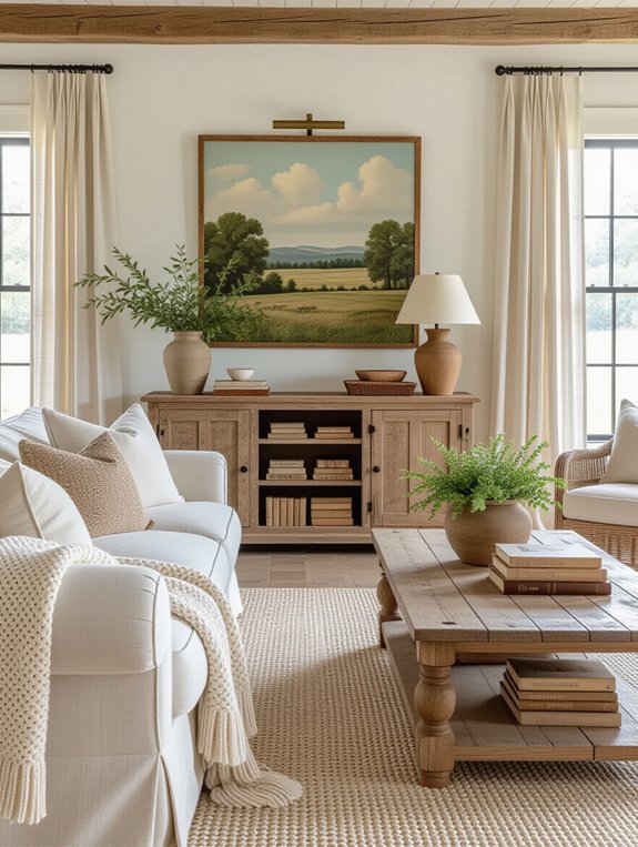 rustic charm entertainment center
