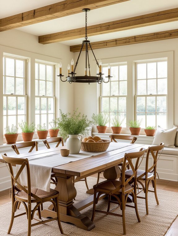 rustic charm through decor