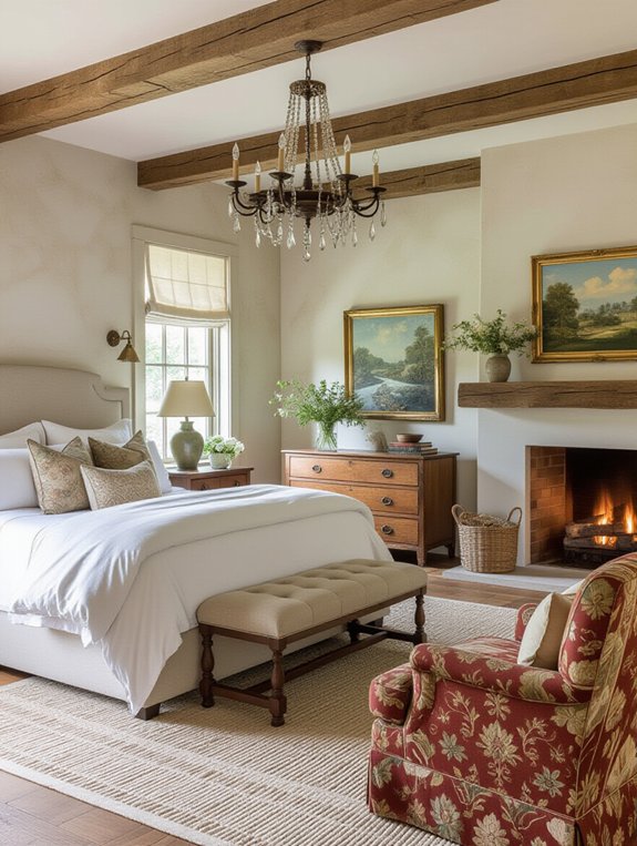 rustic cozy bedroom retreat