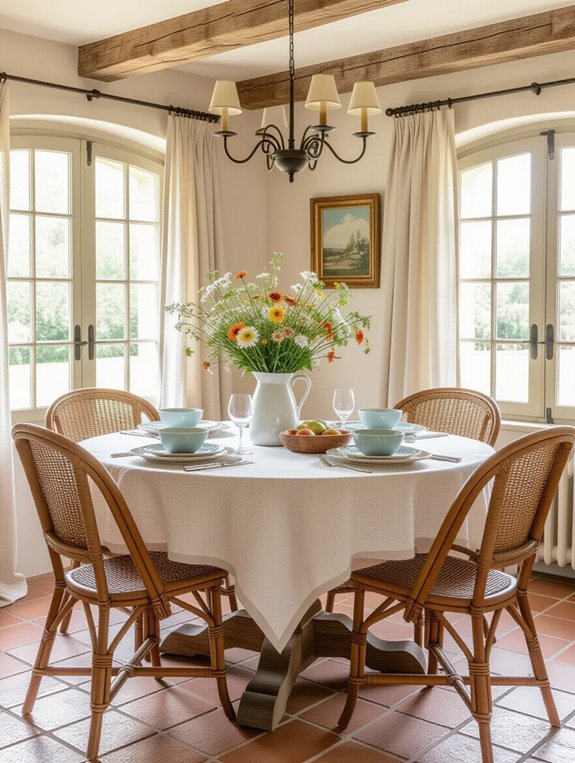 rustic elegance and warmth