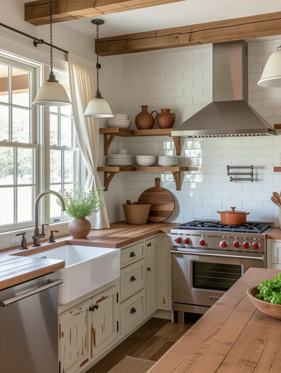 rustic modern kitchen design