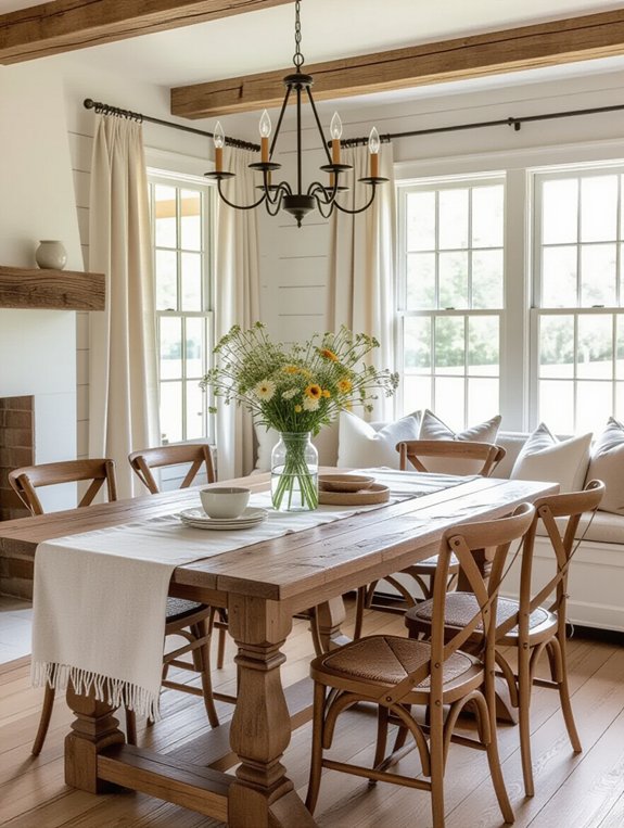 rustic warmth and charm