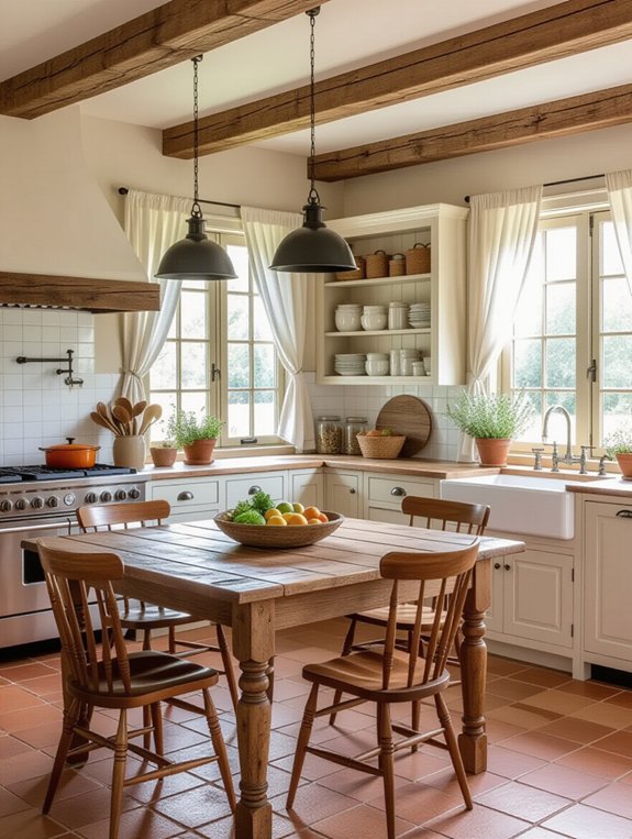 rustic warmth and charm