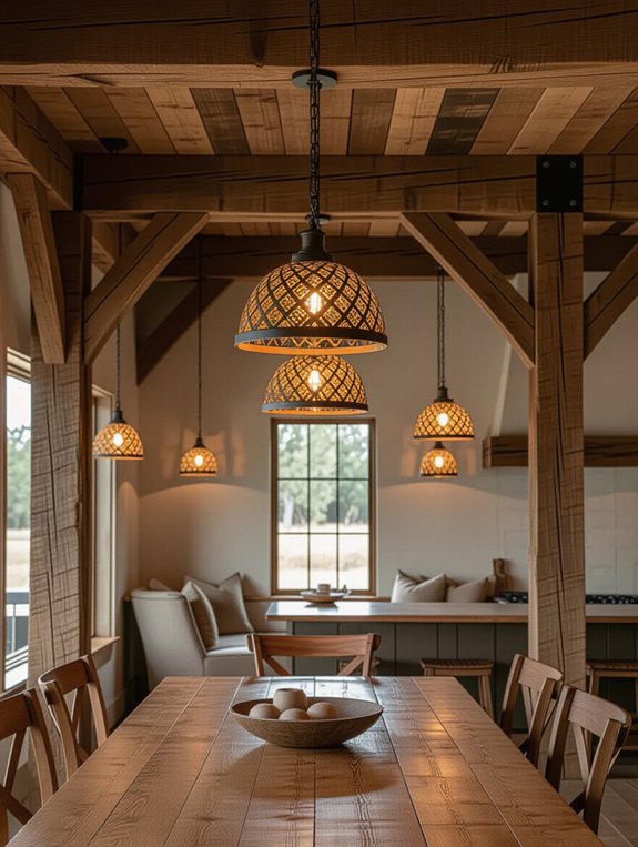 rustic wood beam charm
