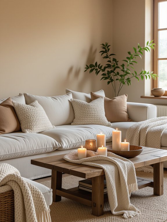 scented candles enhance ambiance