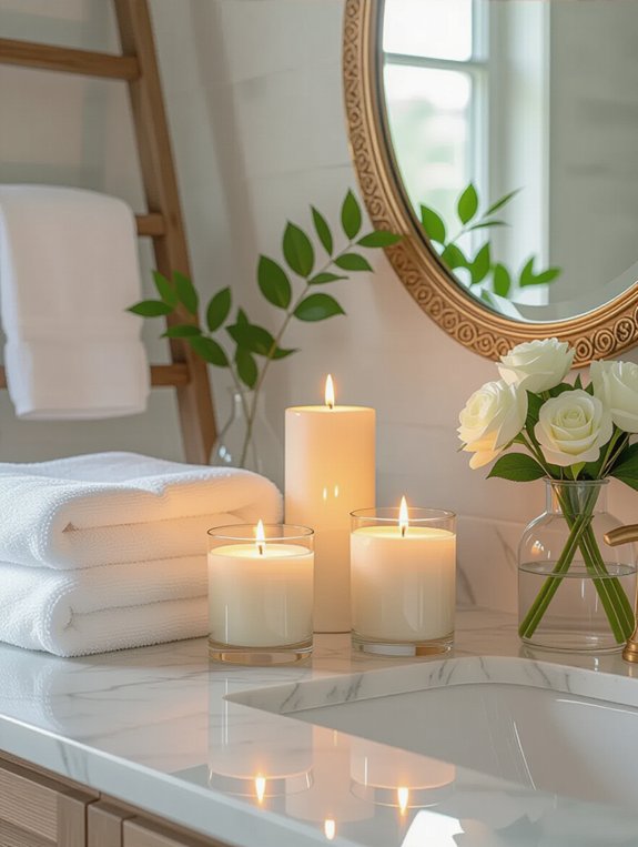 scented candles enhance ambiance