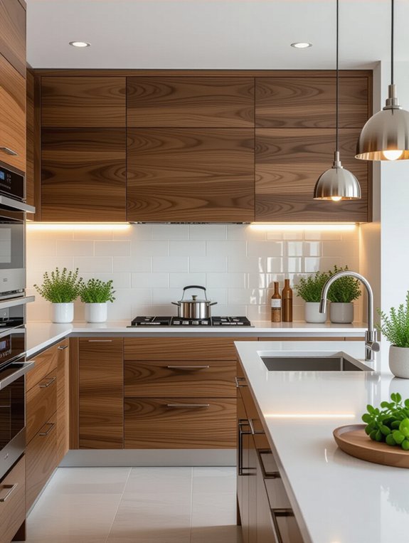 seamless cohesive kitchen backsplash