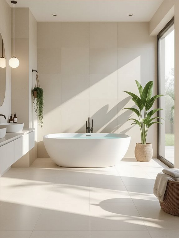 seamless elegance in bathrooms