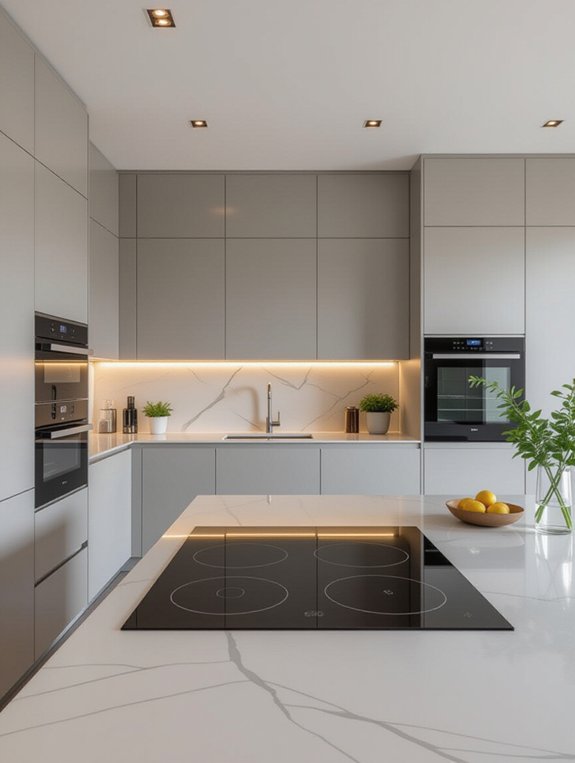seamless hidden kitchen appliances