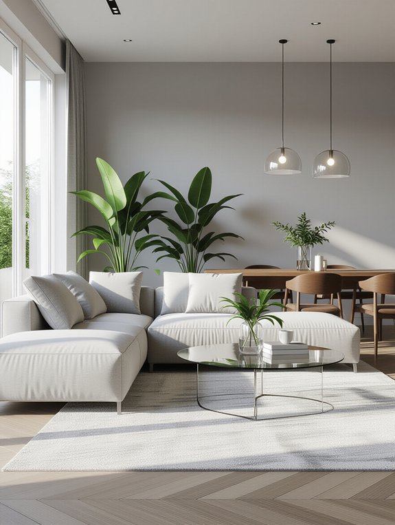 seamless open concept design