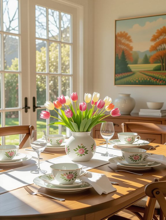 seasonal dining room decor
