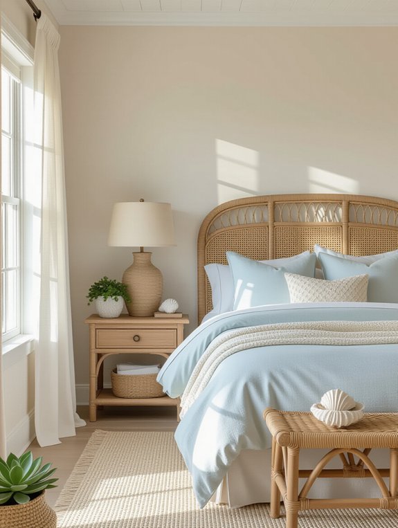 serene coastal bedroom decor