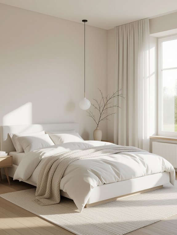 serene minimalism for bedrooms