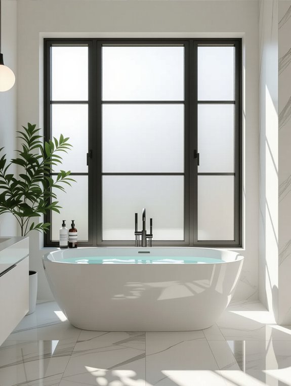 serene minimalist bathroom retreat