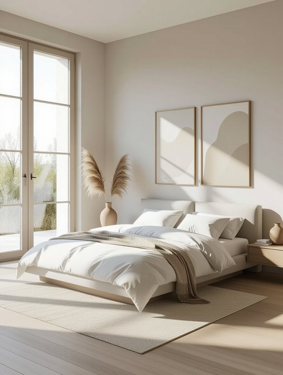 serene minimalist bedroom design