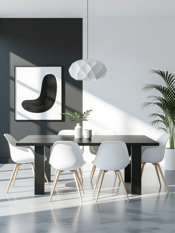 serene minimalist monochrome elegance