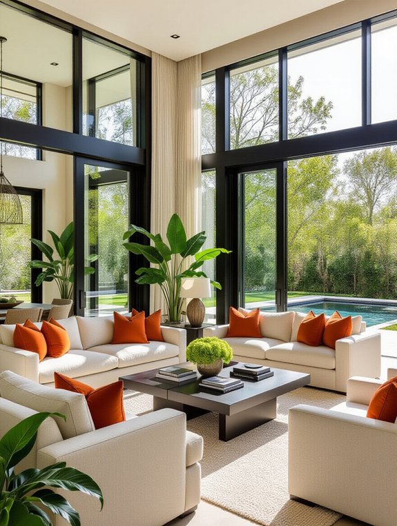 serene outdoor living integration